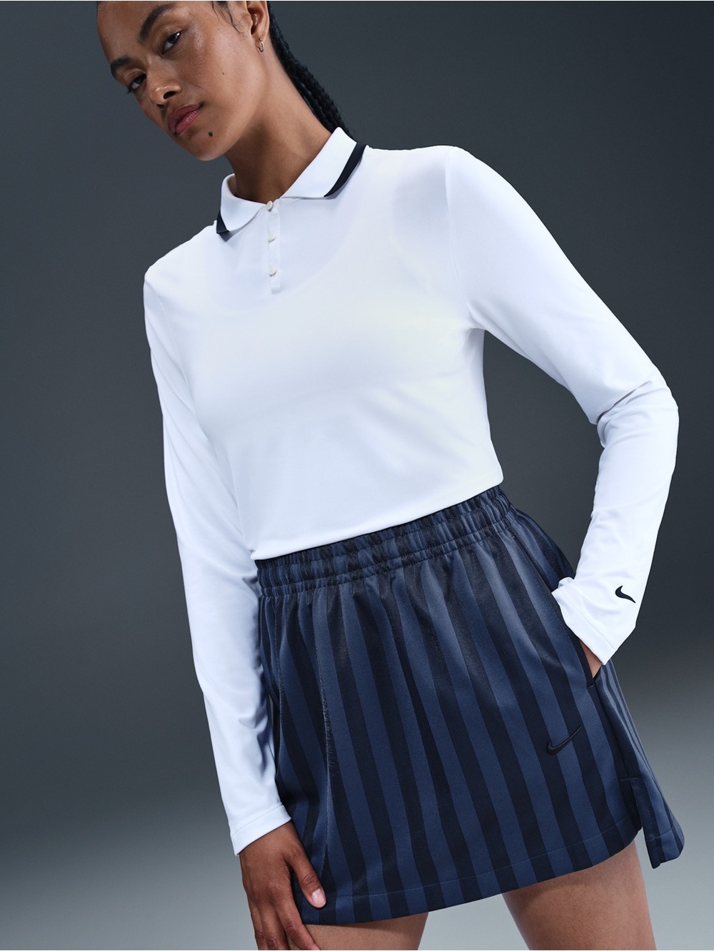 Nike Jacquard Striped Skirt